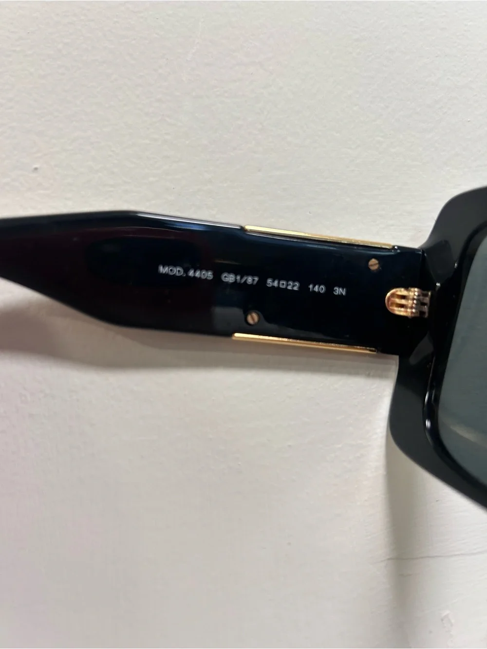 Versace Black Oversized Square Havana Women's Sunglasses